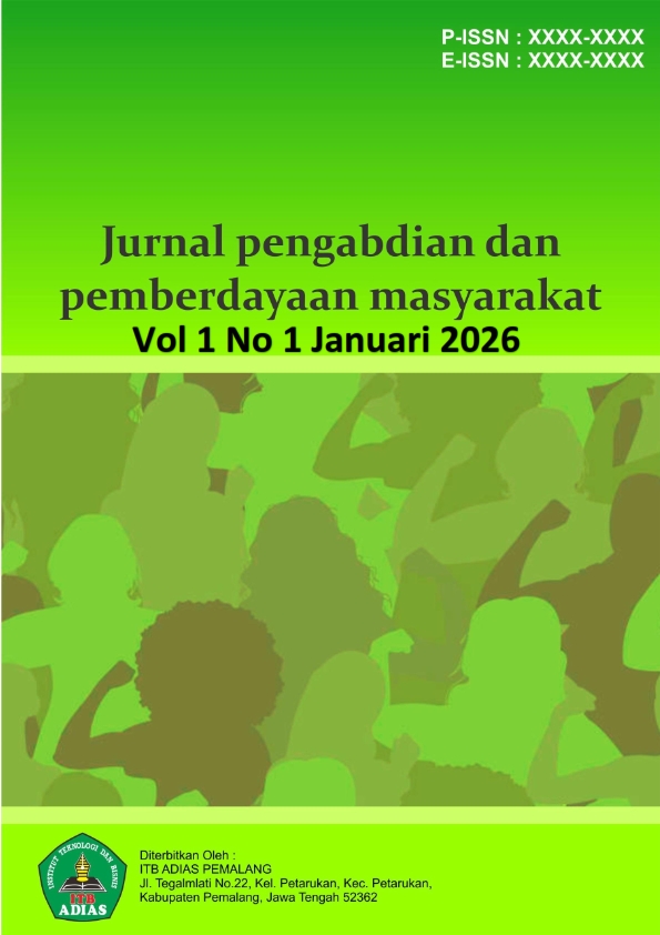 					View Vol. 1 No. 1 (2026): Januari: Jurnal pengabdian dan pemberdayaan masyarakat
				